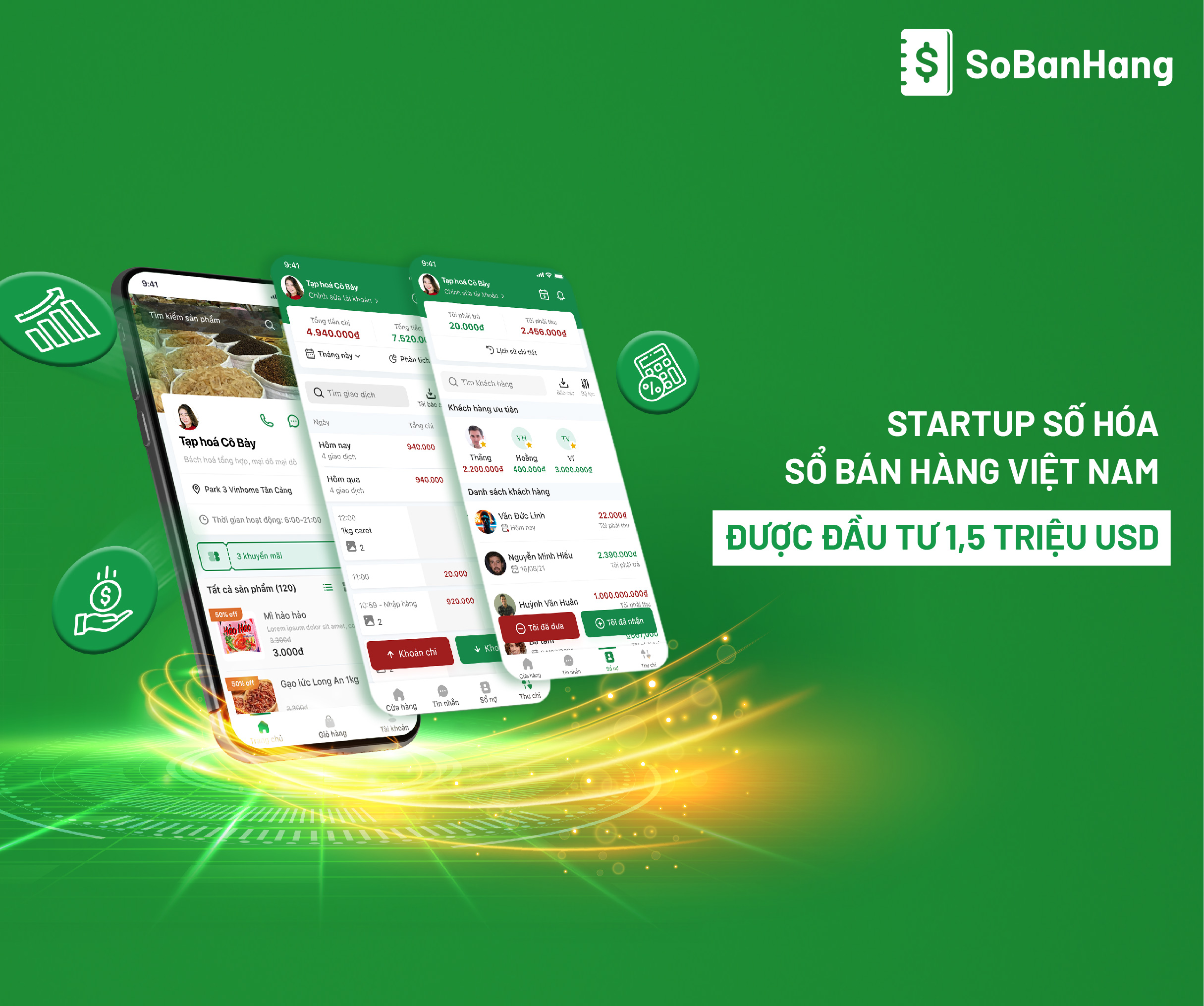 Startup số hóa sổ bán hàng Việt Nam được đầu tư 1,5 triệu USD