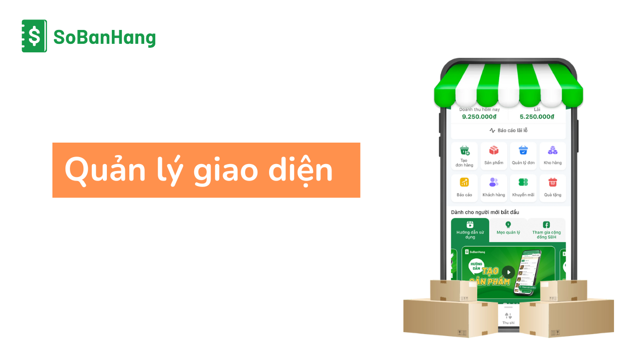 Quản lý giao diện
