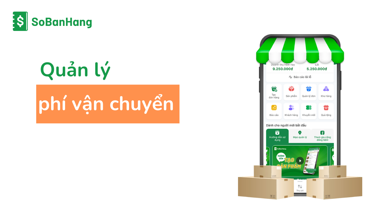 Quản lý phí vận chuyển￼