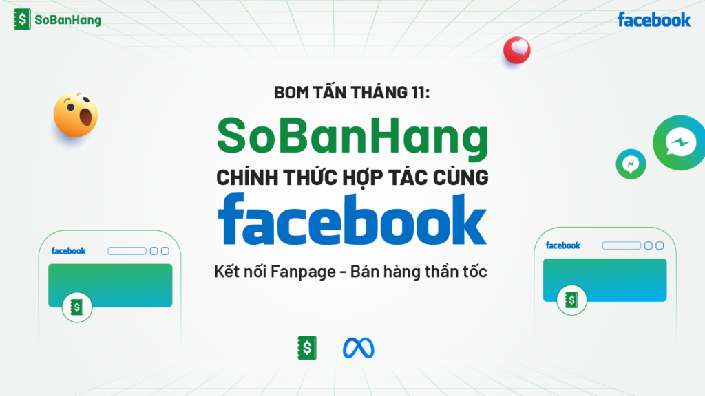 Sổ Bán Hàng chính thức kết nối với Facebook