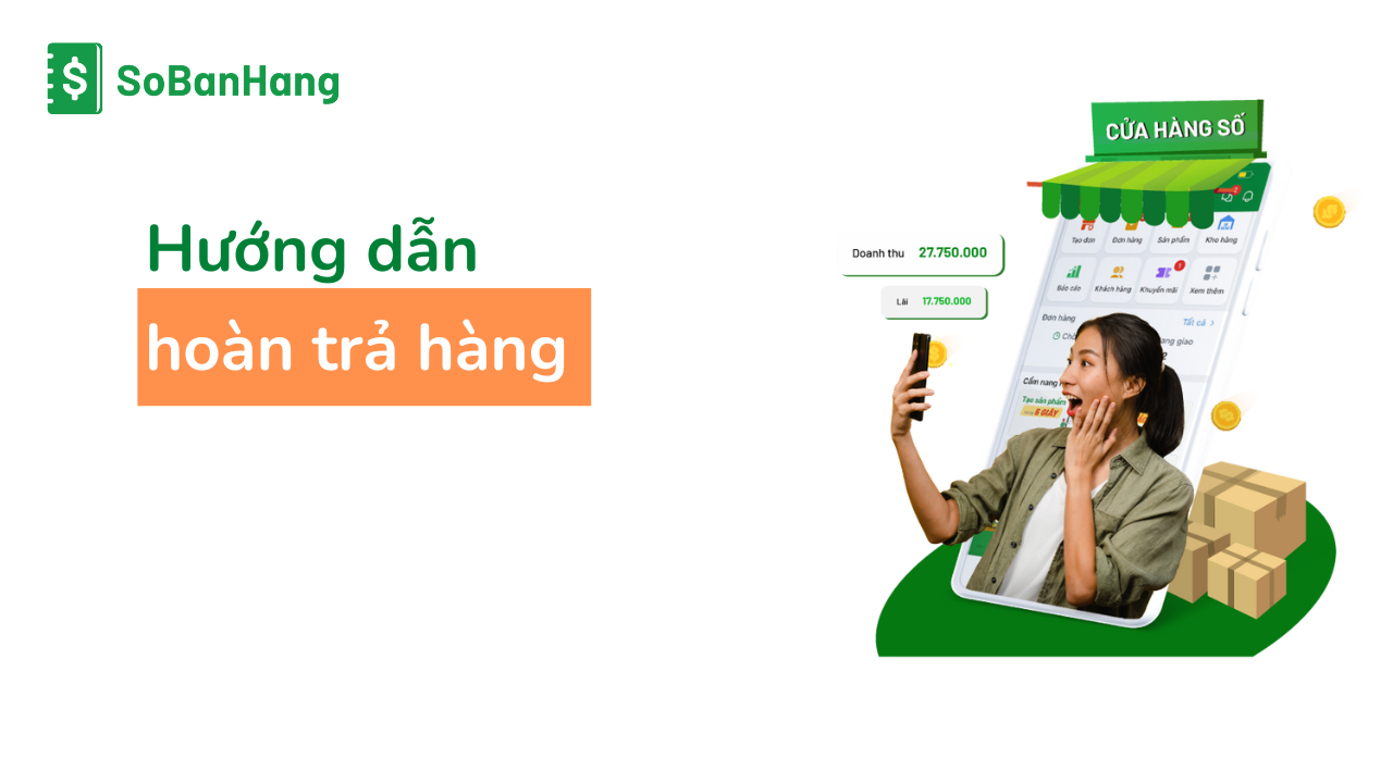 Hướng dẫn hoàn trả hàng￼