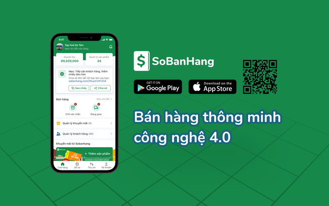 Giới thiệu ứng dụng quản lý kinh doanh SoBanHang