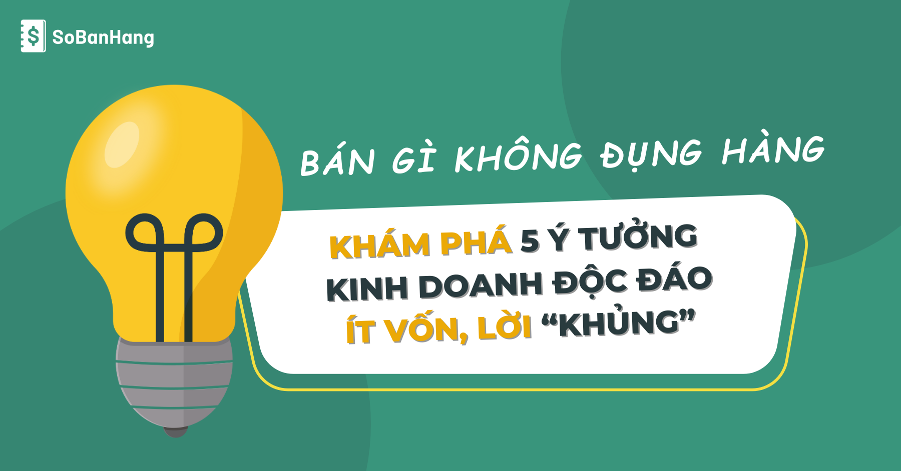 Kinh doanh ít vốn