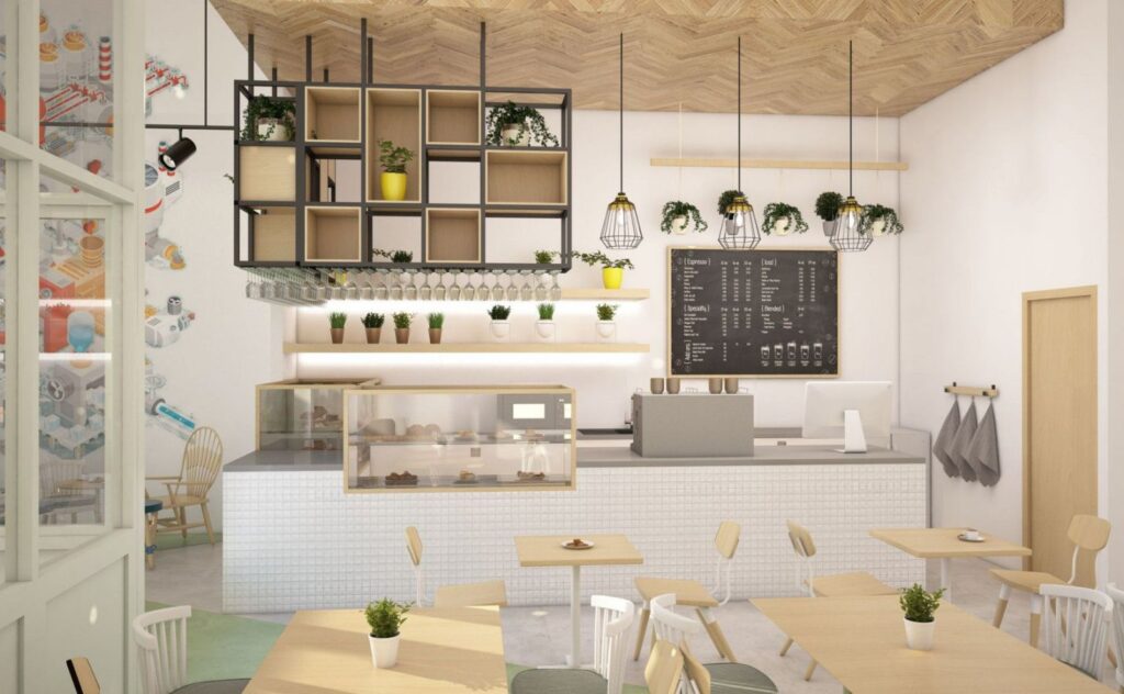 Thiết kế trang trí quán cafe phong cách Scandi
Nguồn: Internet
