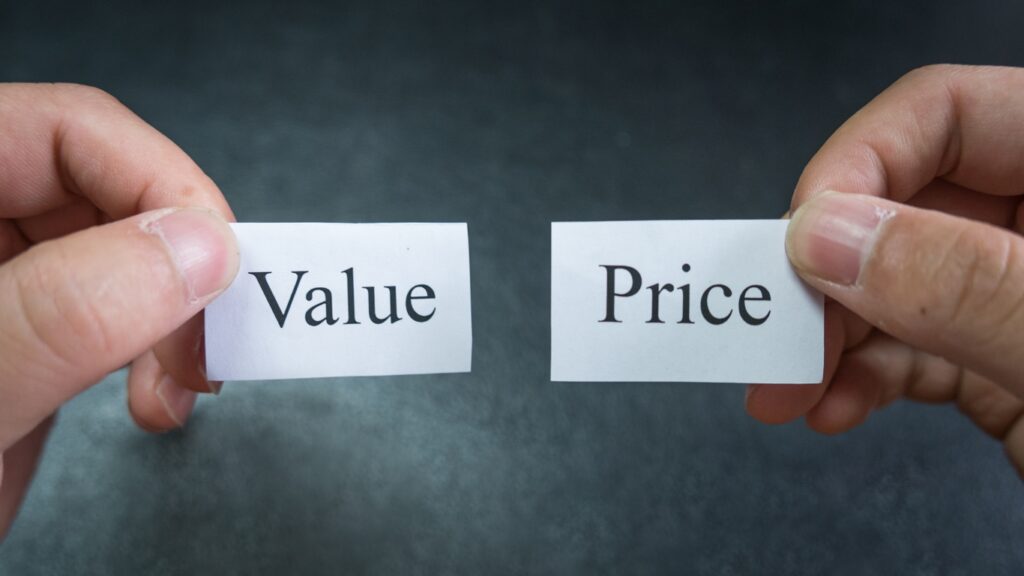 Hình: Định giá sản phẩm theo giá trị
Nguồn: Internet