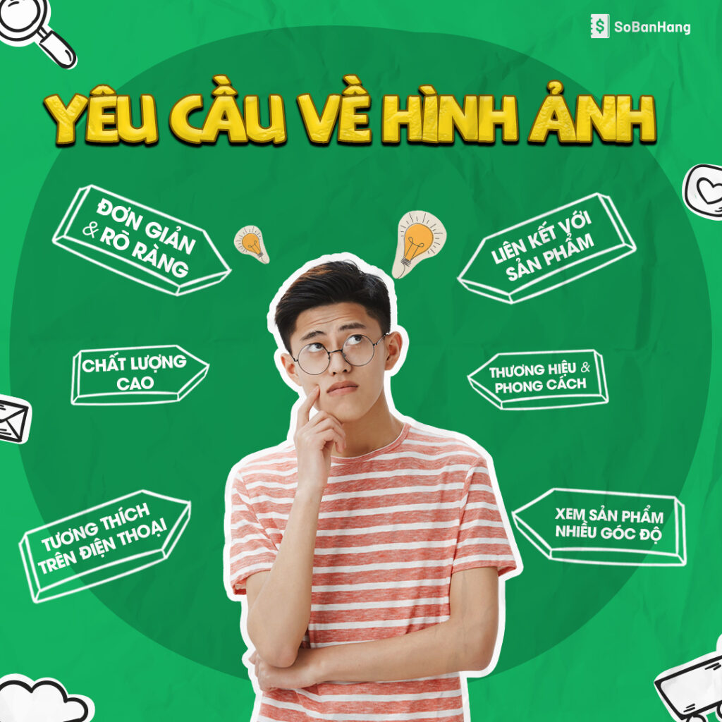 yêu cầu về hình ảnh bán hàng