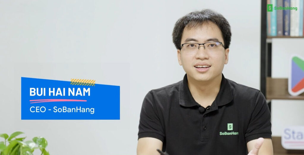 Hình: CEO Bùi Hải Nam chia sẻ về định hướng tương lai Sổ Bán Hàng.