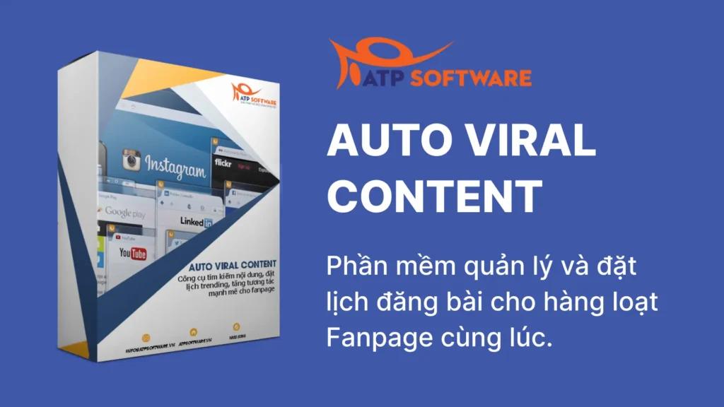 Hình: Phần mềm Auto Viral Content
Nguồn: Internet