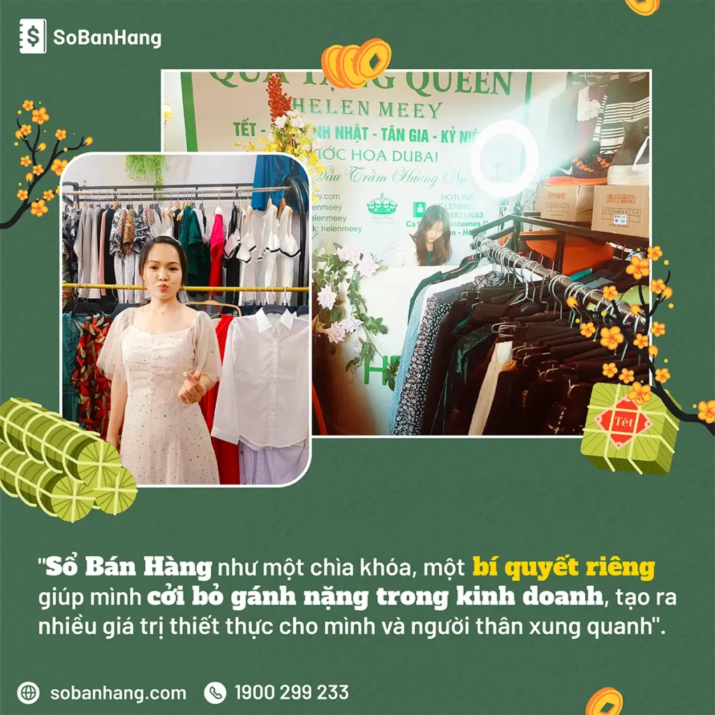 Cửa hàng thời trang và phụ kiện, chị Kỳ Anh hoạt động song song cùng cửa hàng nông sản sạch tại Hà Nội.