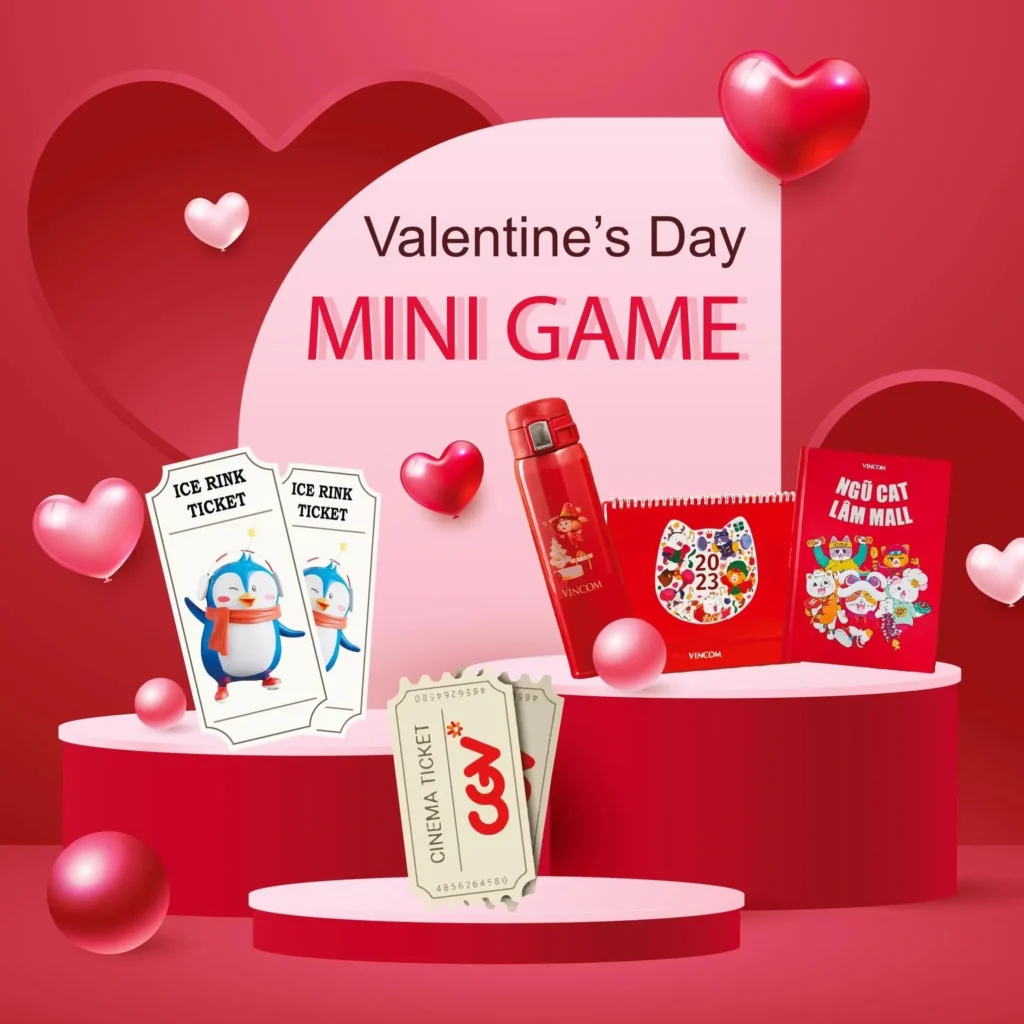 Hình: Tổ chức mini game Valentine trực tuyến
Nguồn: Internet