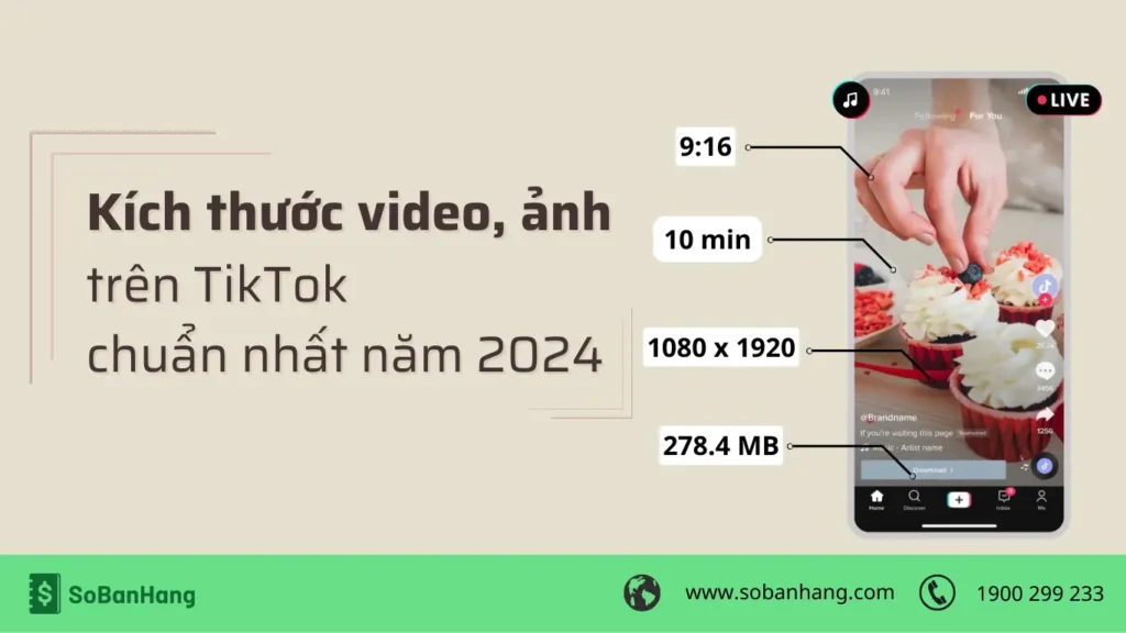 Hình: Kích thước video, ảnh trên TikTok chuẩn nhất năm 2024
