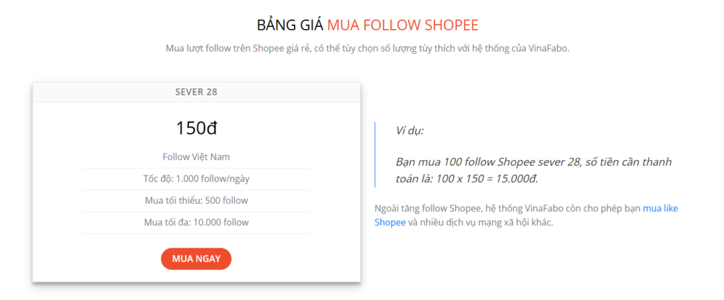 Nơi mua follow Shopee uy tín, an toàn