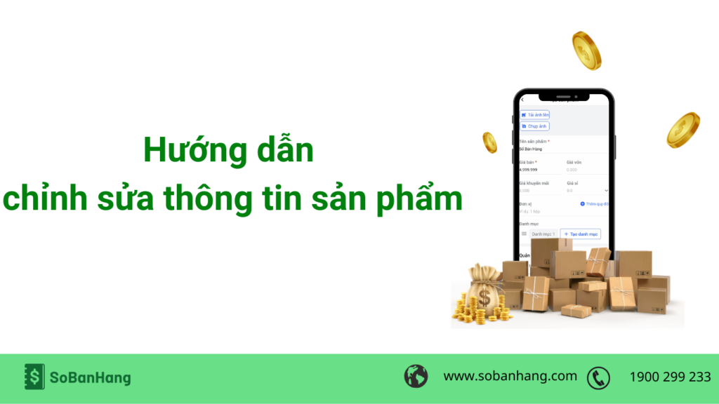 Chỉnh sửa chi tiết sản phẩm