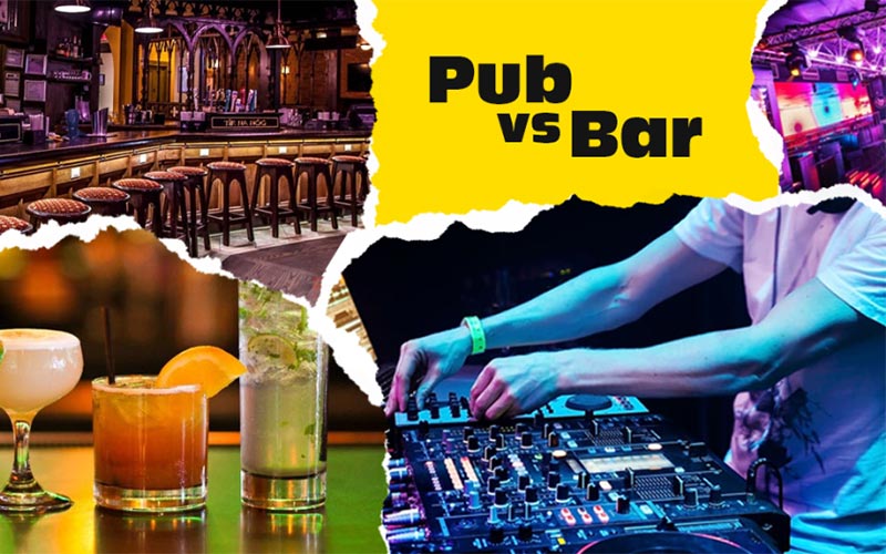 pub với bar khác nhau như thế nào