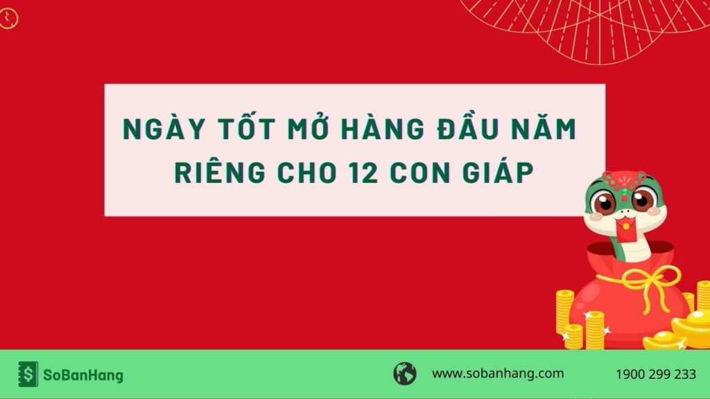 ngày tốt mở hàng đầu năm