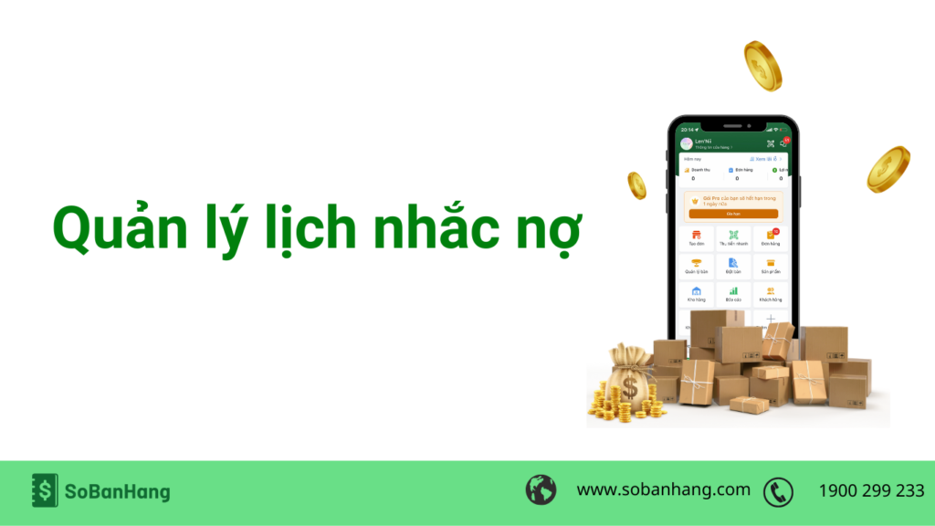 Quản lý lịch nhắc nợ