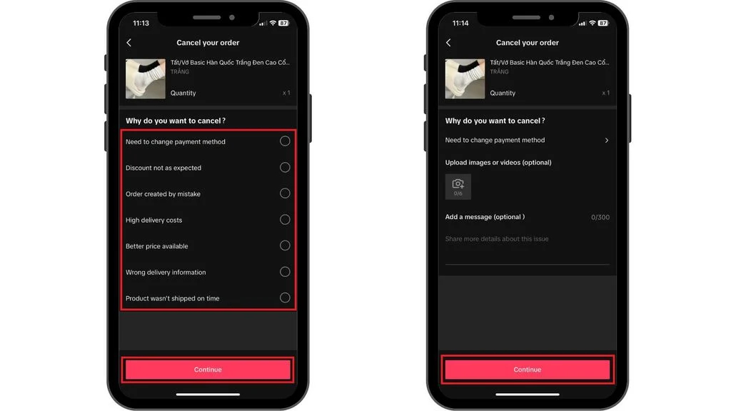 Cách hủy đơn hàng trên Tiktok đơn giản
