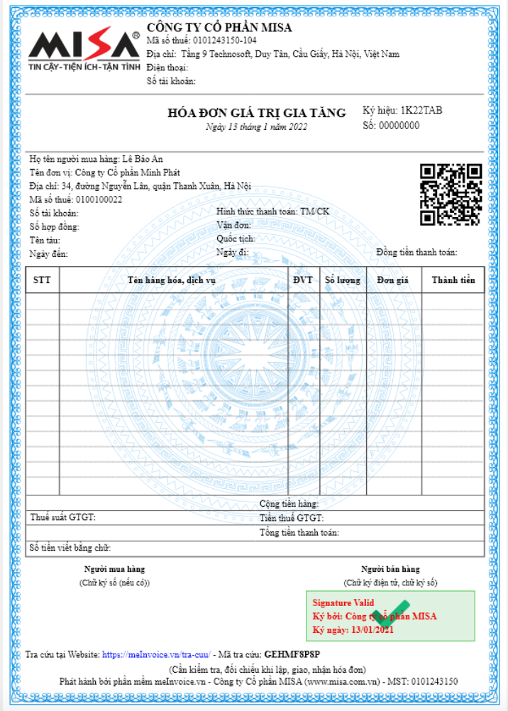 xuất hóa đơn công ty