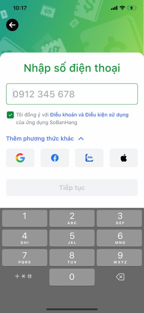 Đăng nhập bằng tài khoản MXH