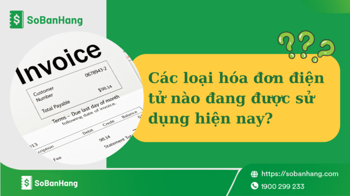 các loại hóa đơn điện tử