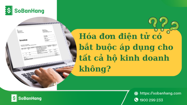 Áp dụng hóa đơn điện tử