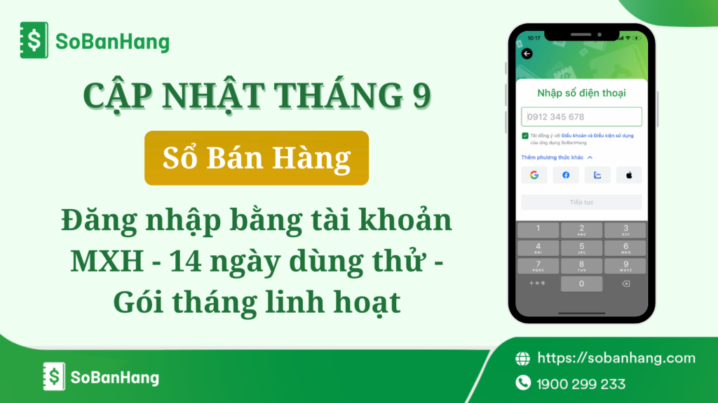 cập nhật mới tháng 9