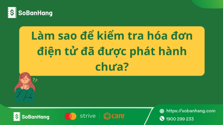 kiểm tra hóa đơn điện tử phát hành