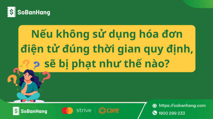 các mức phạt hóa đơn điện tử