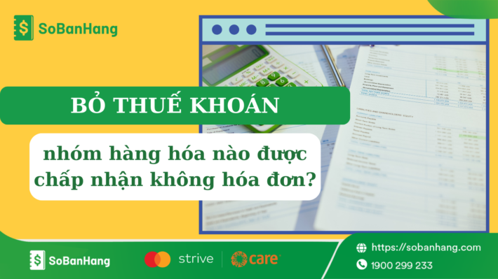 hàng hóa không hóa đơn