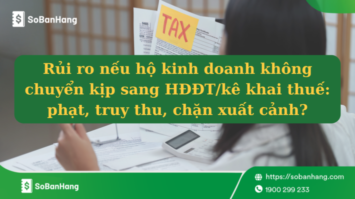 rủi ro HĐĐT và thuế