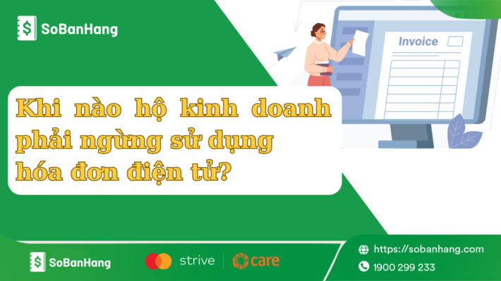 ngừng sử dụng hóa đơn điện tử