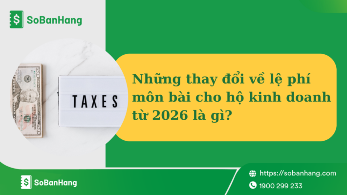 lệ phí môn bài HKD