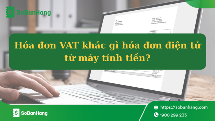 hóa đơn điện tử từ máy tính tiền
