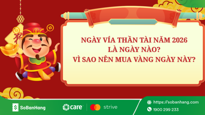 Ngày vía Thần Tài năm 2026