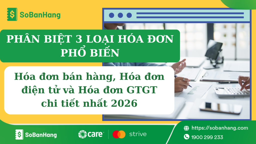 phân biệt các loại hóa đơn