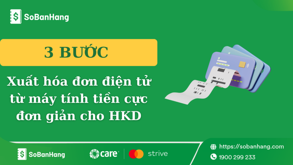 xuất HĐĐT từ máy tính tiền