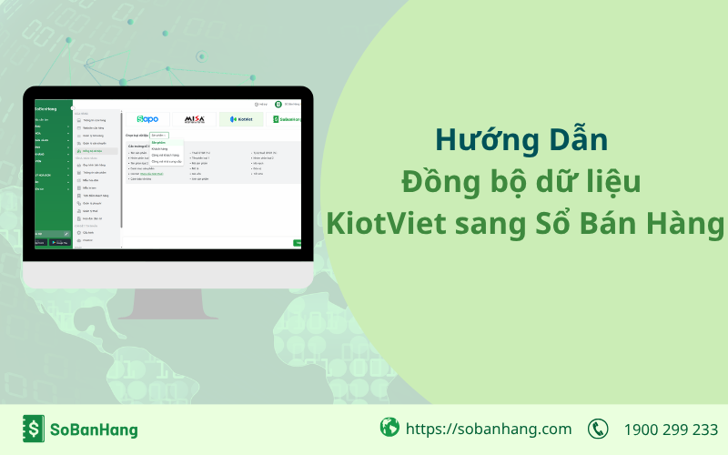 Hướng dẫn đồng bộ dữ liệu KiotViet sang Sổ Bán Hàng