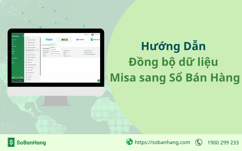 Hướng dẫn đồng bộ dữ liệu Misa sang Sổ Bán Hàng