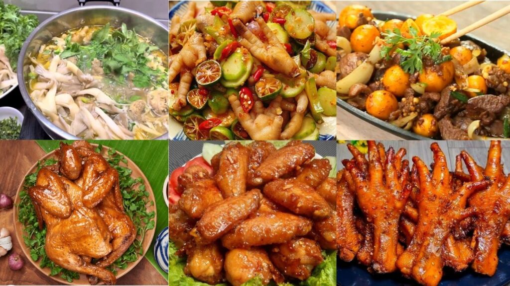 món nhậu bình dân từ thịt gà