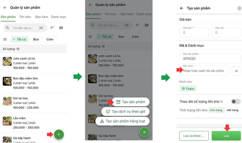 Hướng dẫn tạo mã vạch