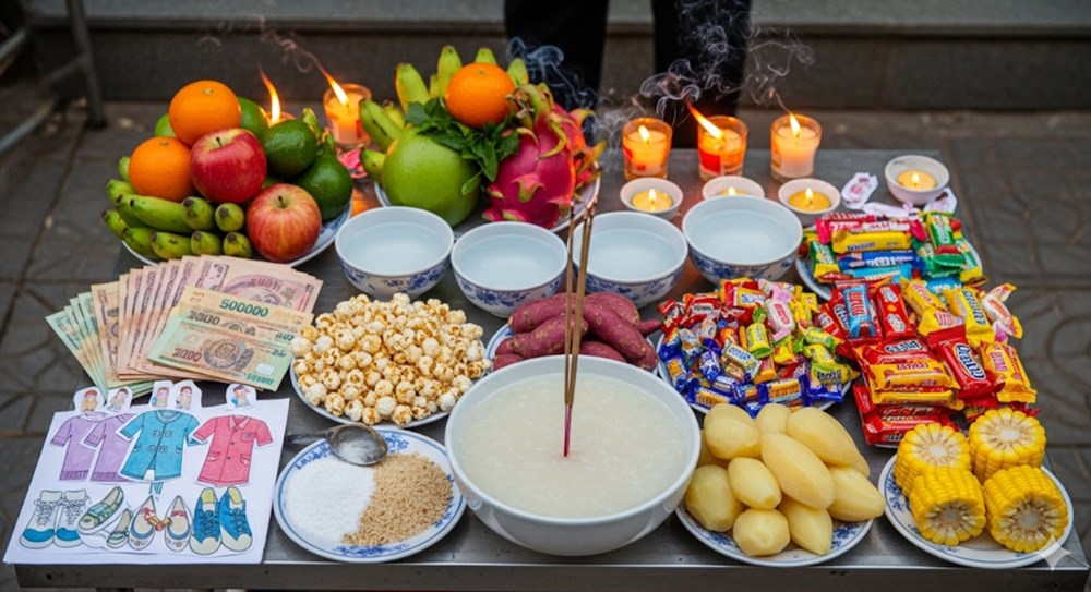 Mâm cúng cô hồn trọn gói